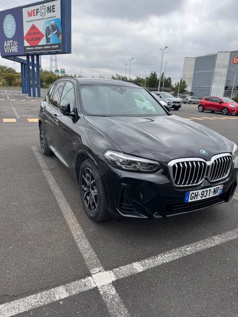Carte voiture BMW X3