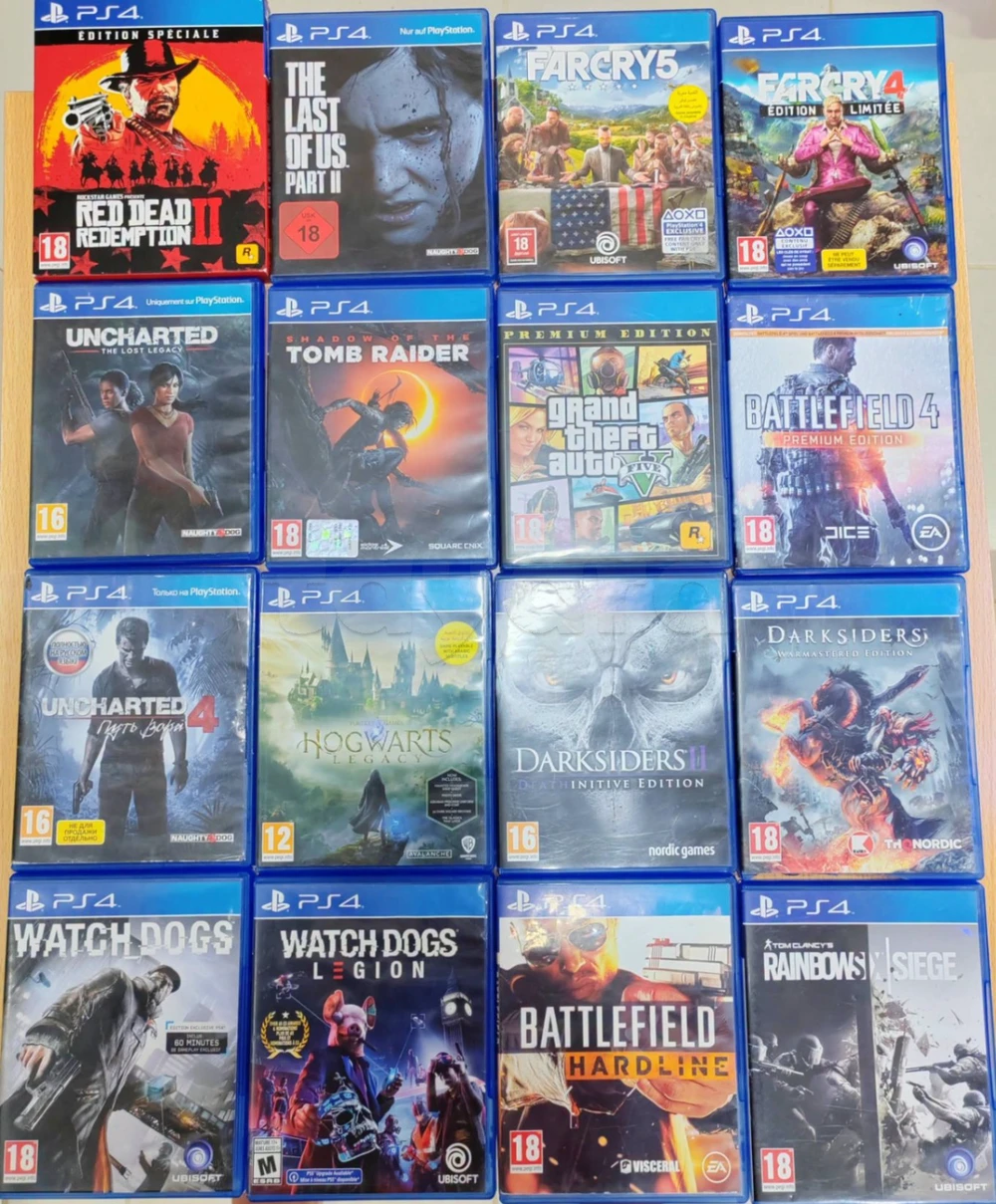 Jeux PS4 en très bonne état