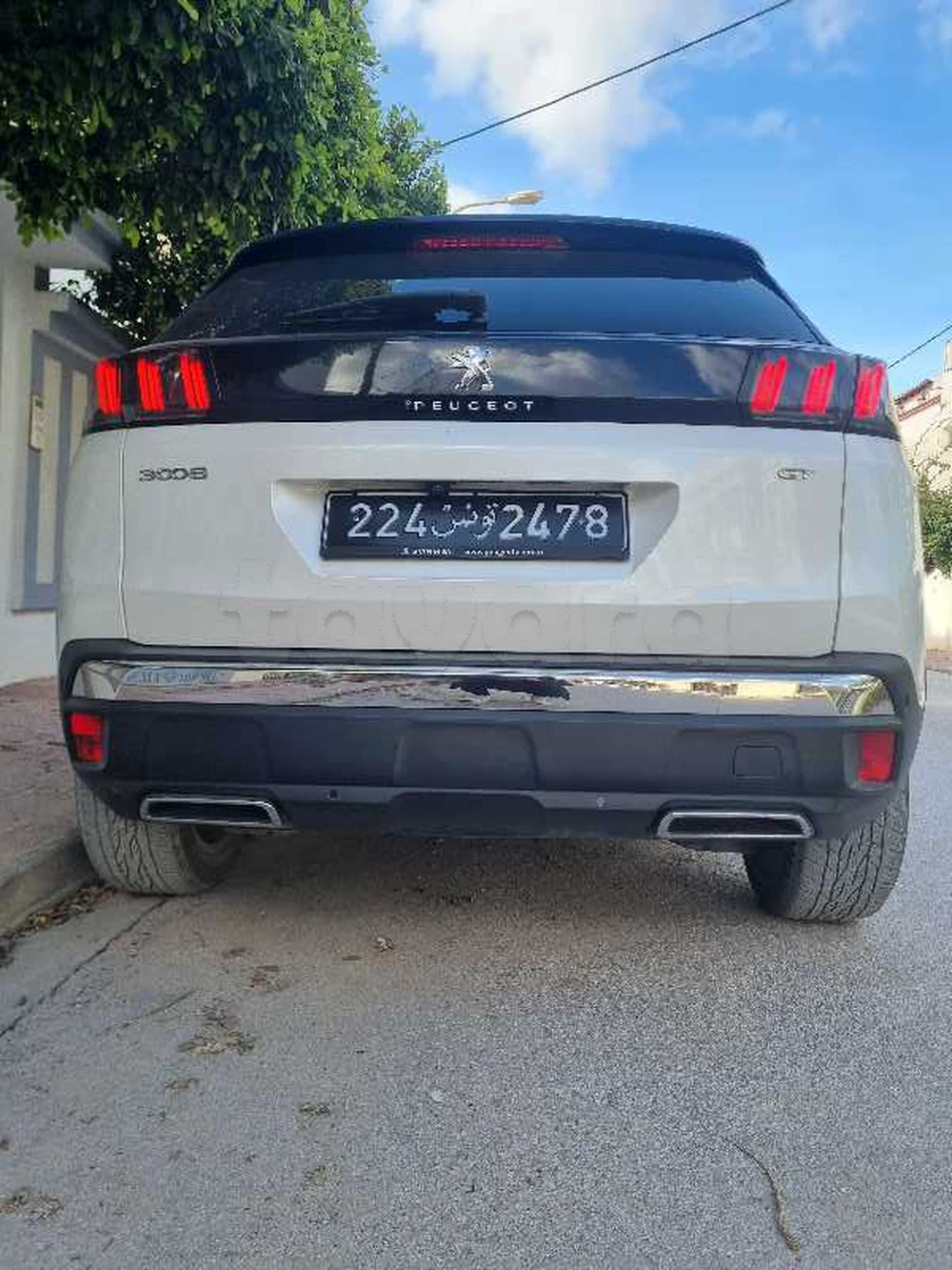 Carte voiture Peugeot 3008