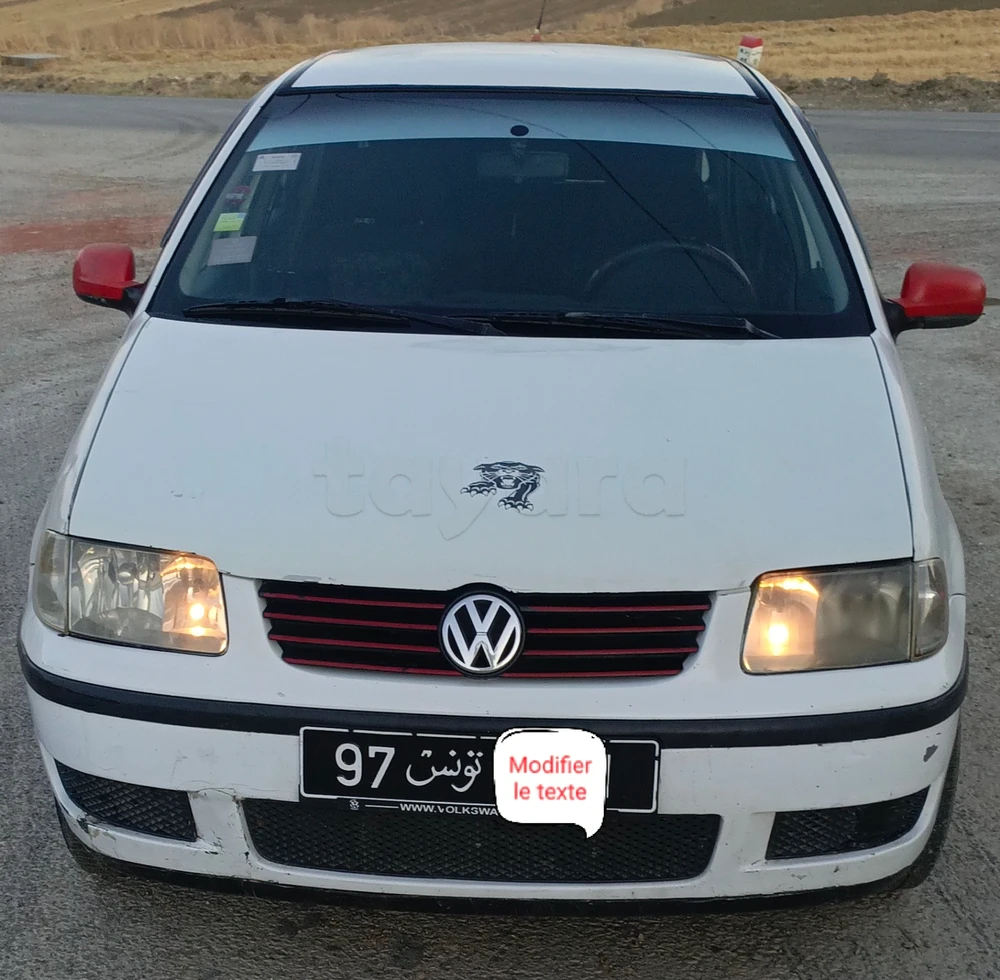 Carte voiture Volkswagen Polo