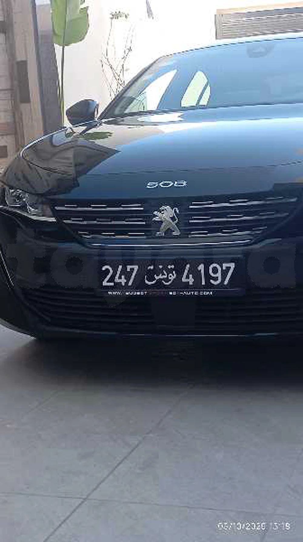 Carte voiture Peugeot 508