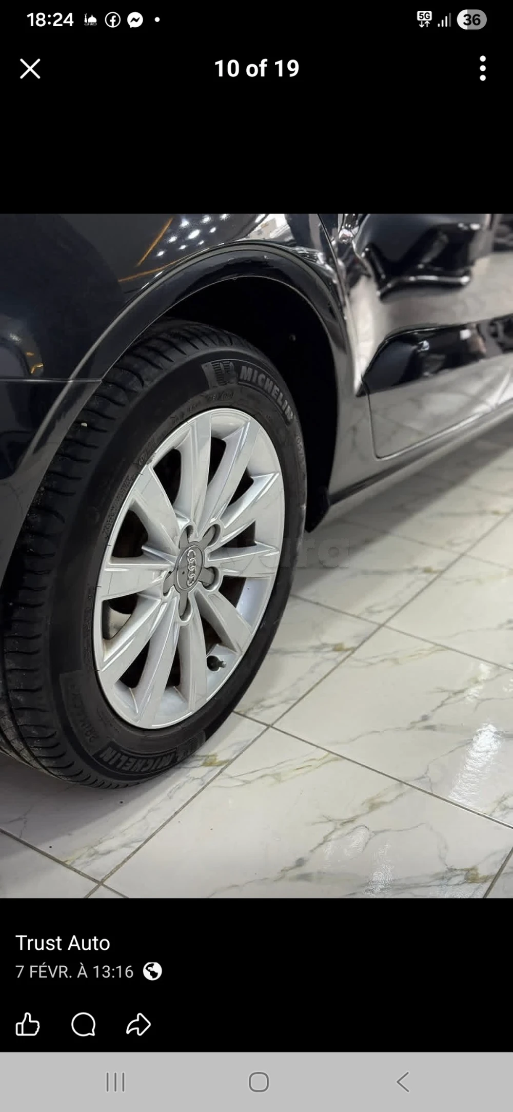 Carte voiture Audi A3