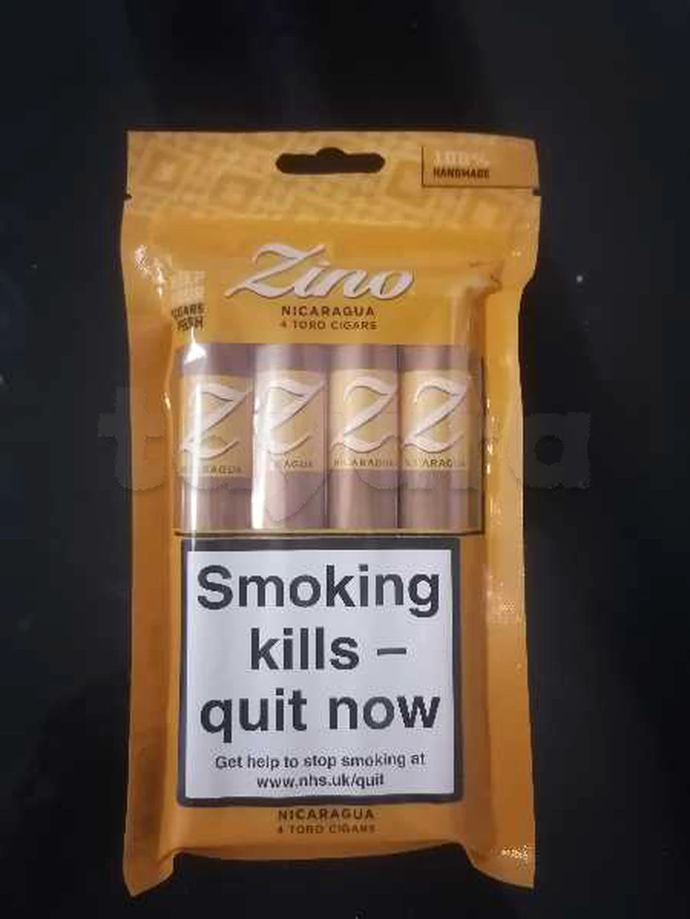 coffret de 4 cigares Zino Nicaragua, faits main