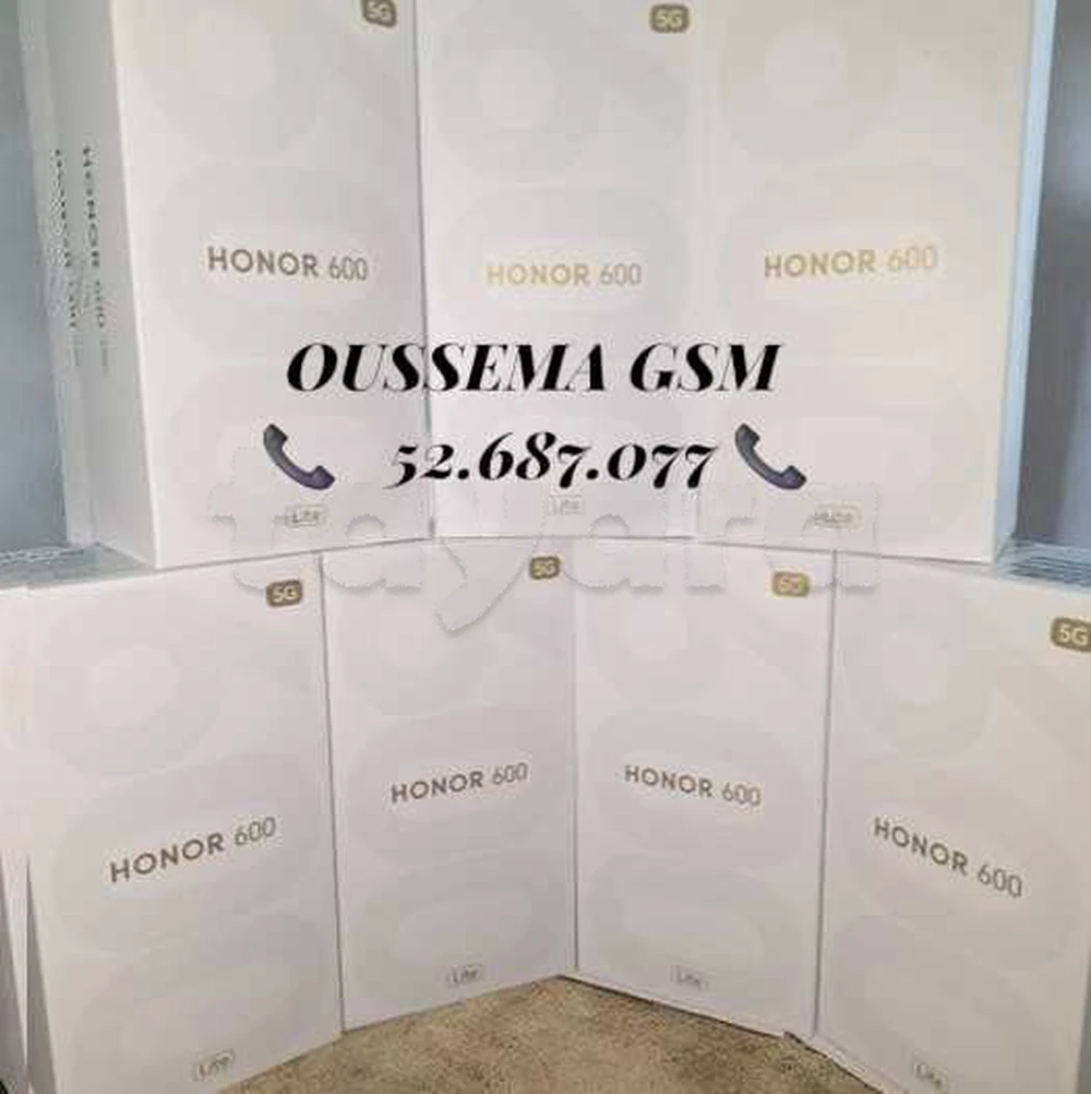 Honor 600 5G (12/256Go)Neuf cacheté Sous blister Validé 
📞52687077📞