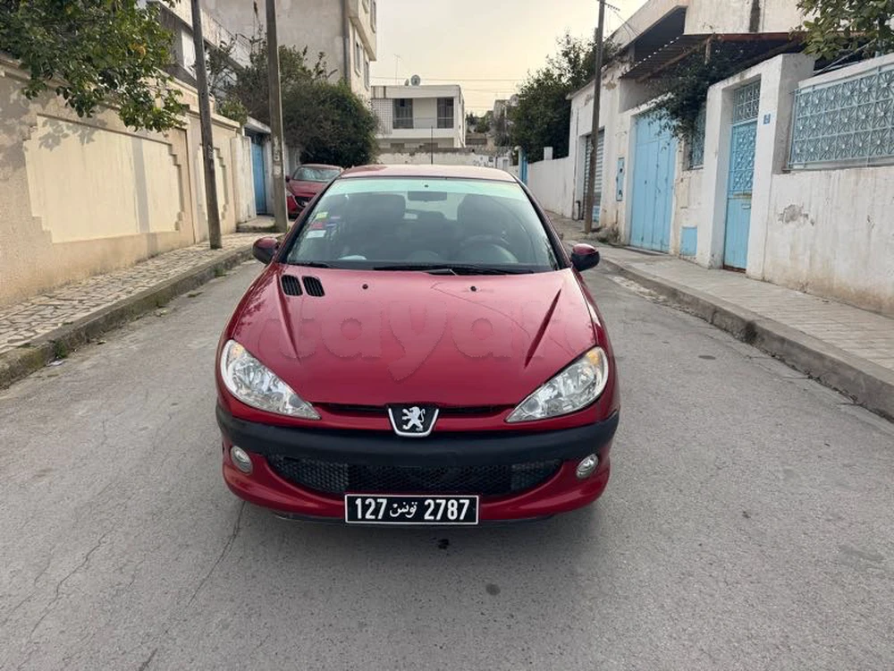 Carte voiture Peugeot 206