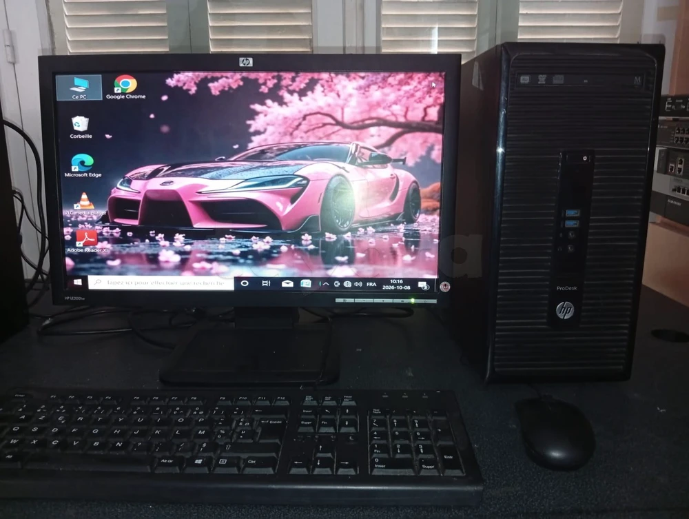 Ordinateur de Bureau HP ProDesk – Core i3 (6ème Gén) / 8 Go RAM