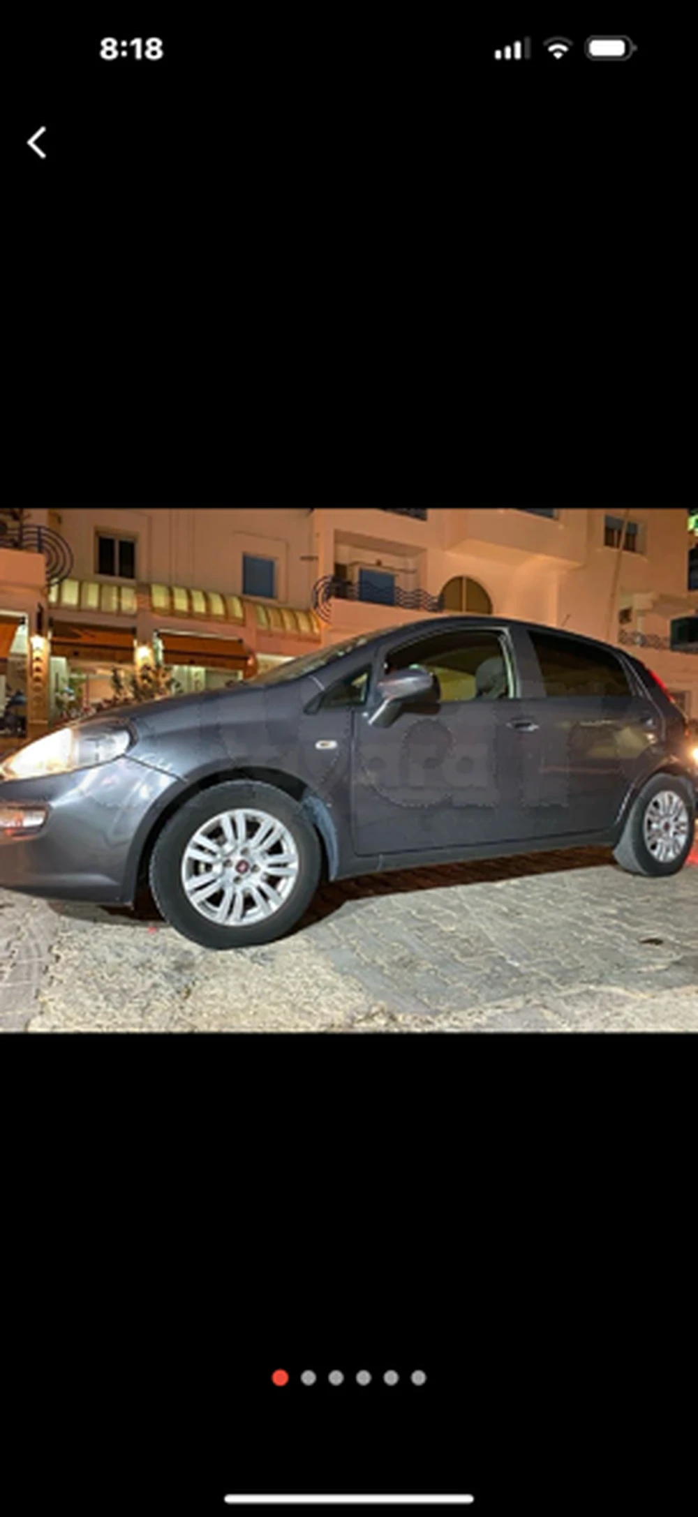 Carte voiture Fiat Punto