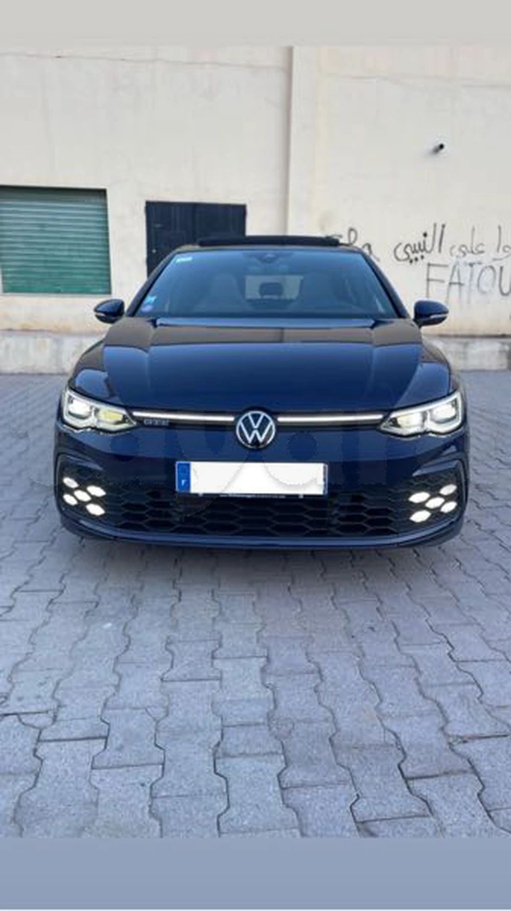 Carte voiture Volkswagen Golf 8
