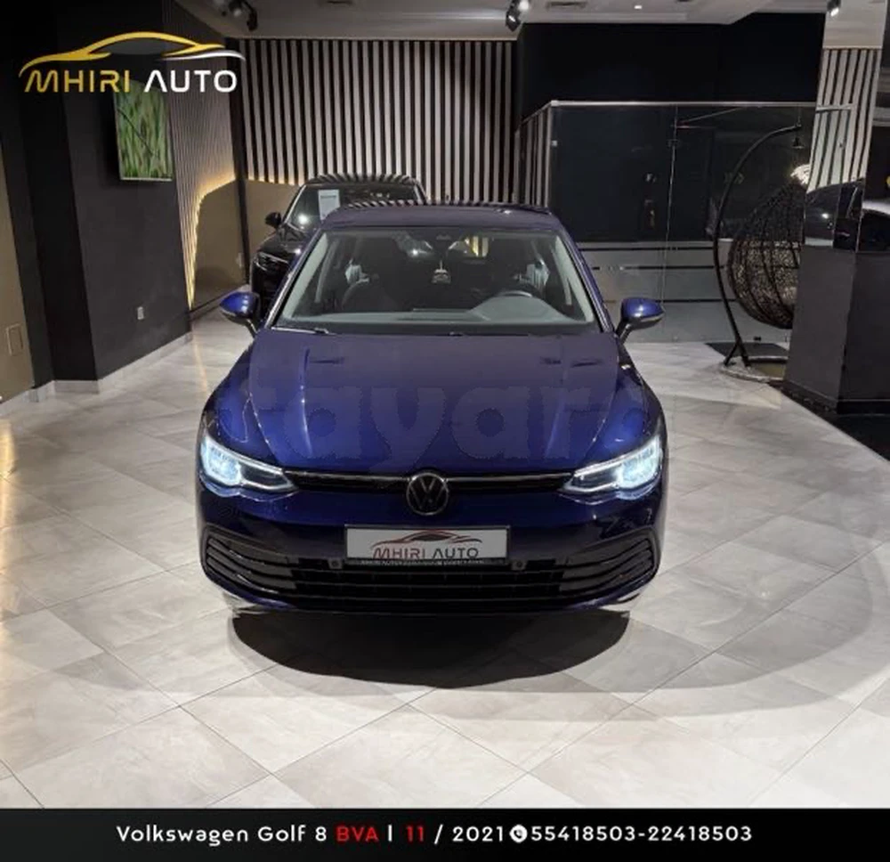 Carte voiture Volkswagen Golf 8