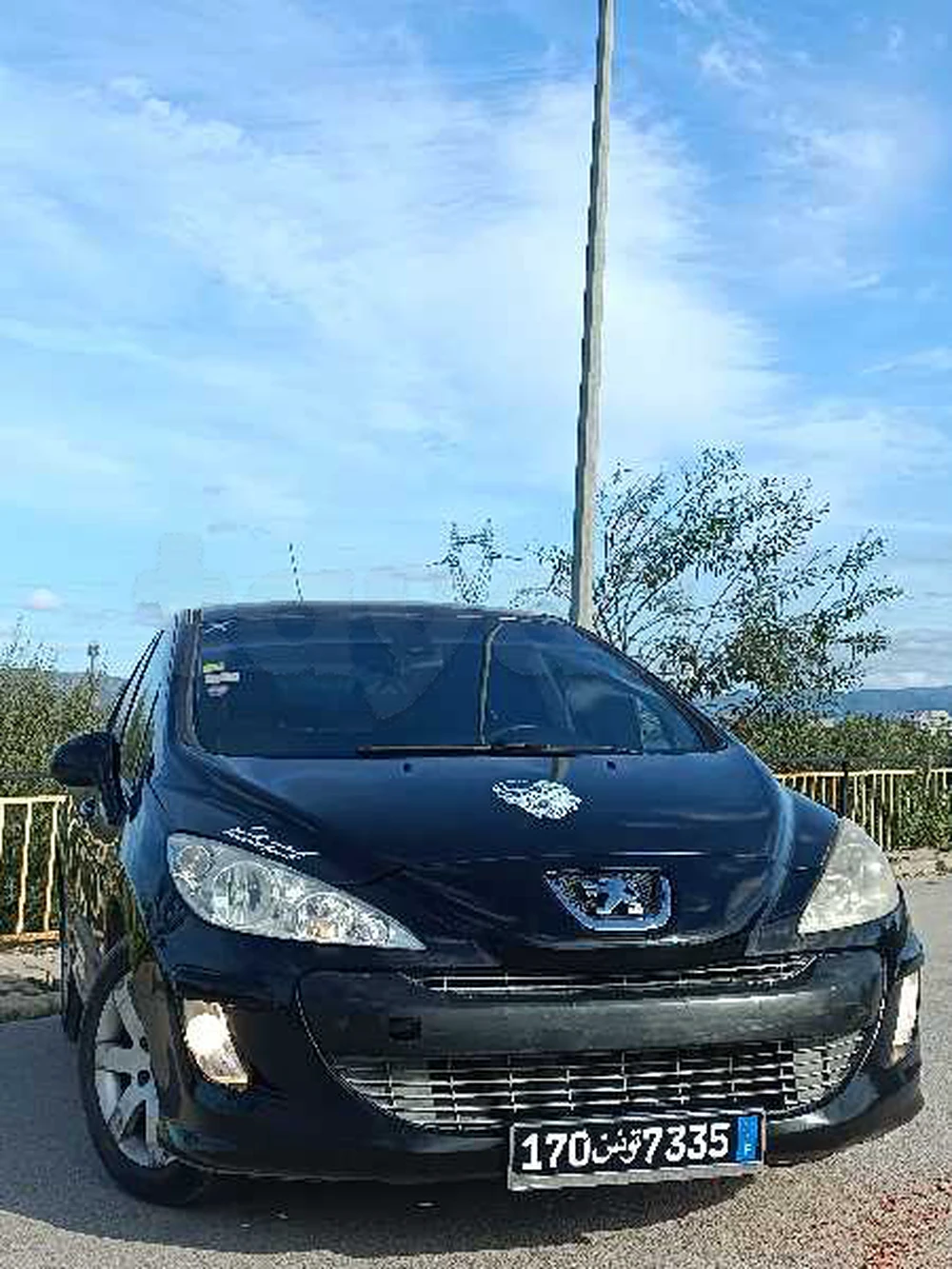 Carte voiture Peugeot 308