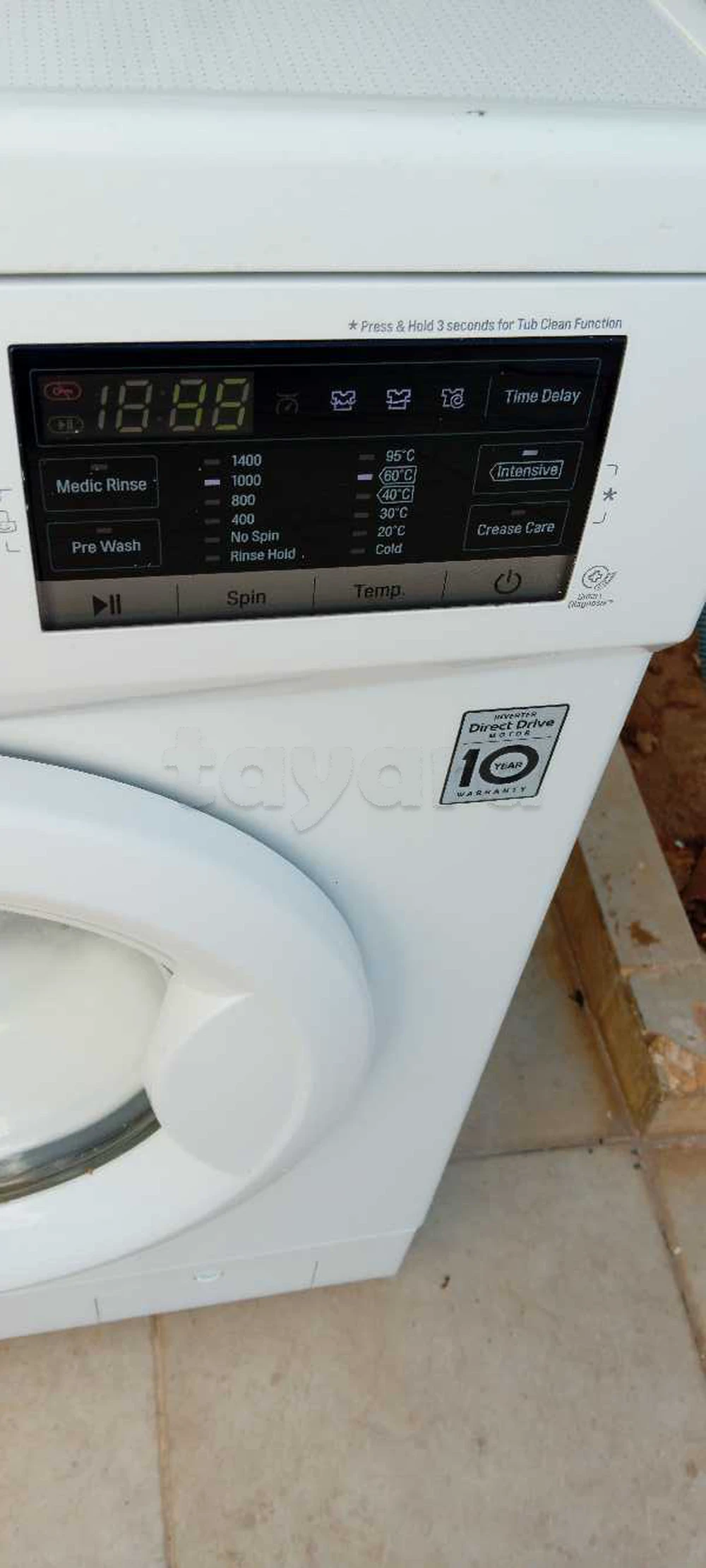 machine à laver lg 7kg ETA neuf smart direct drive