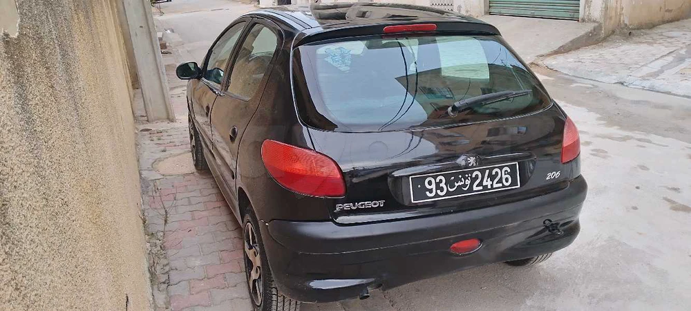 Carte voiture Peugeot 206