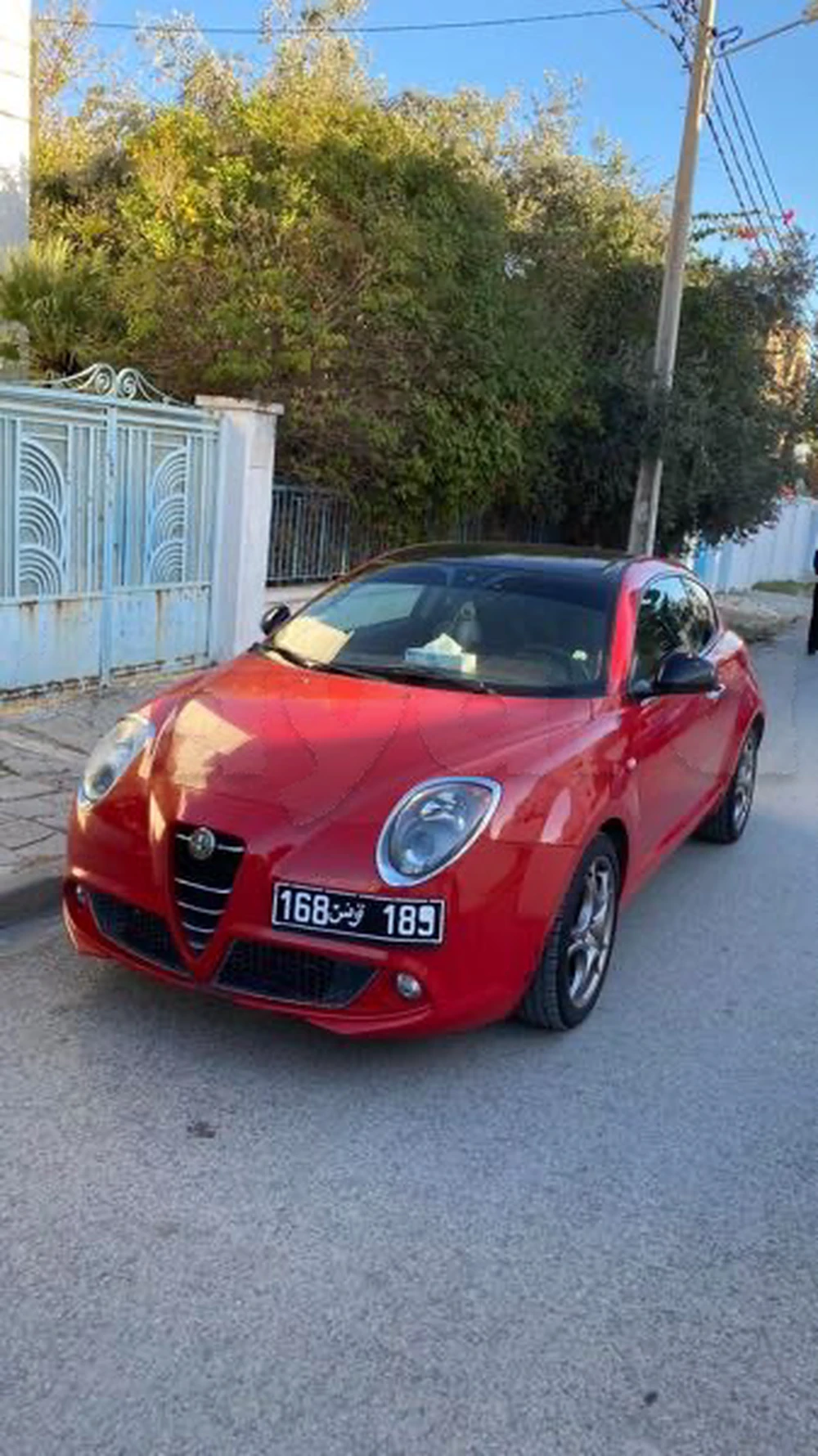 Carte voiture Alfa Romeo MiTo