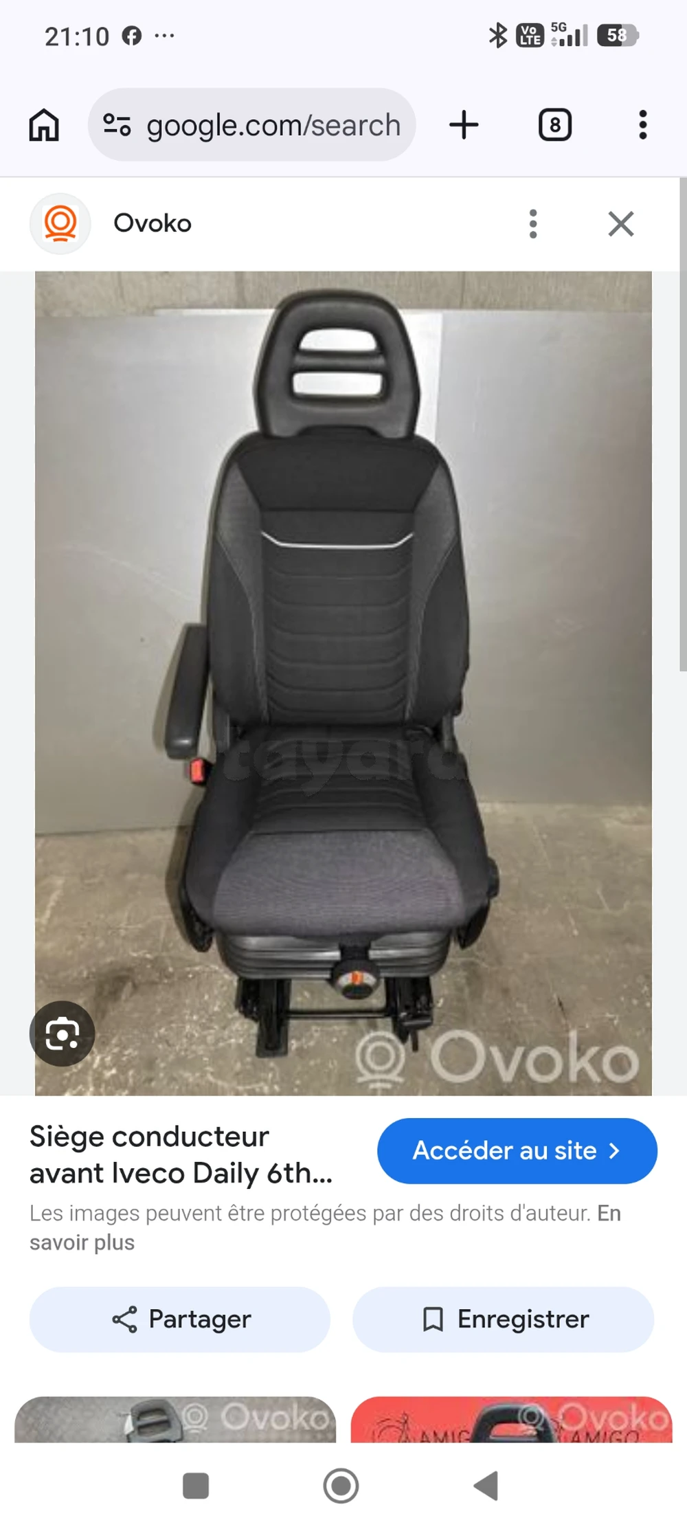 Carte voiture IVECO Daily