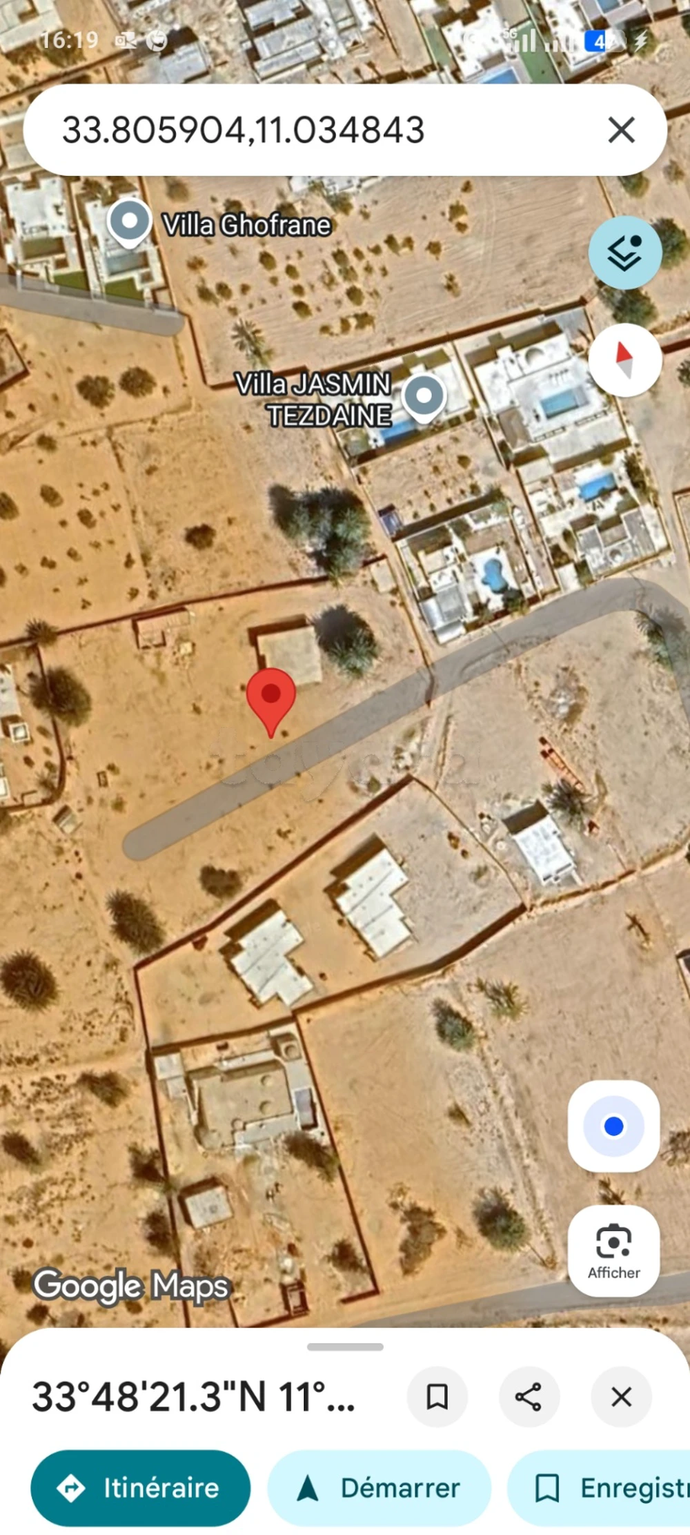 Terrain à vendre à Tezdaine - Djerba - 4 900m²