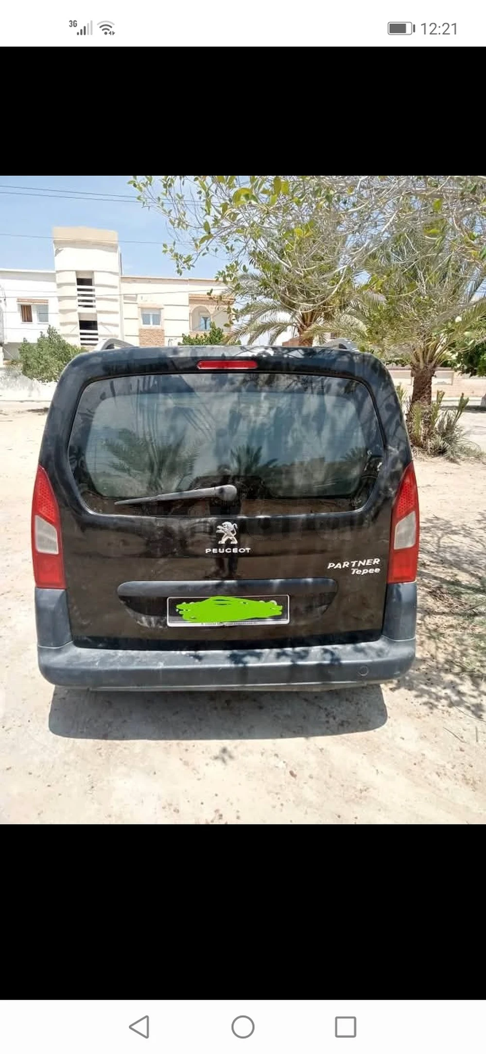 Carte voiture Peugeot Partner