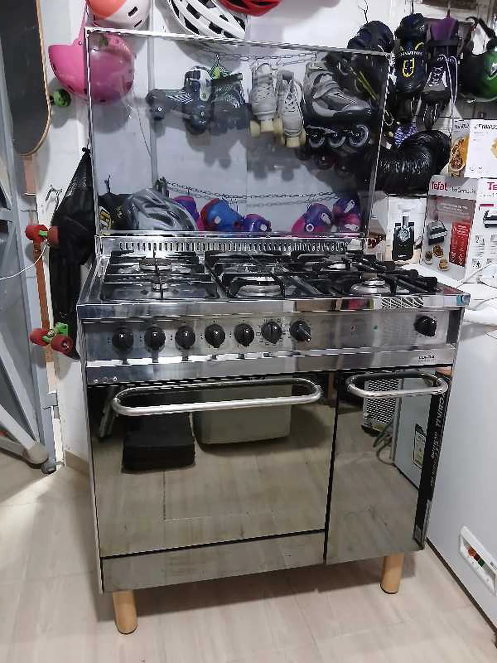 cuisinière LOFRA 5 feux Four électrique avec ventilateur importé