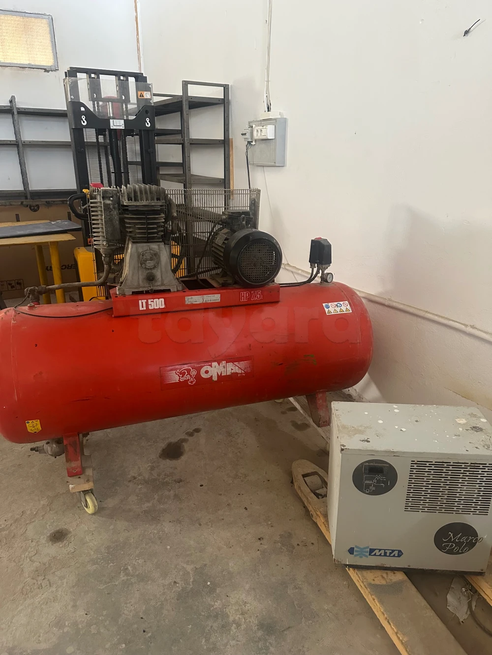 Compresseur + sécheur d'air