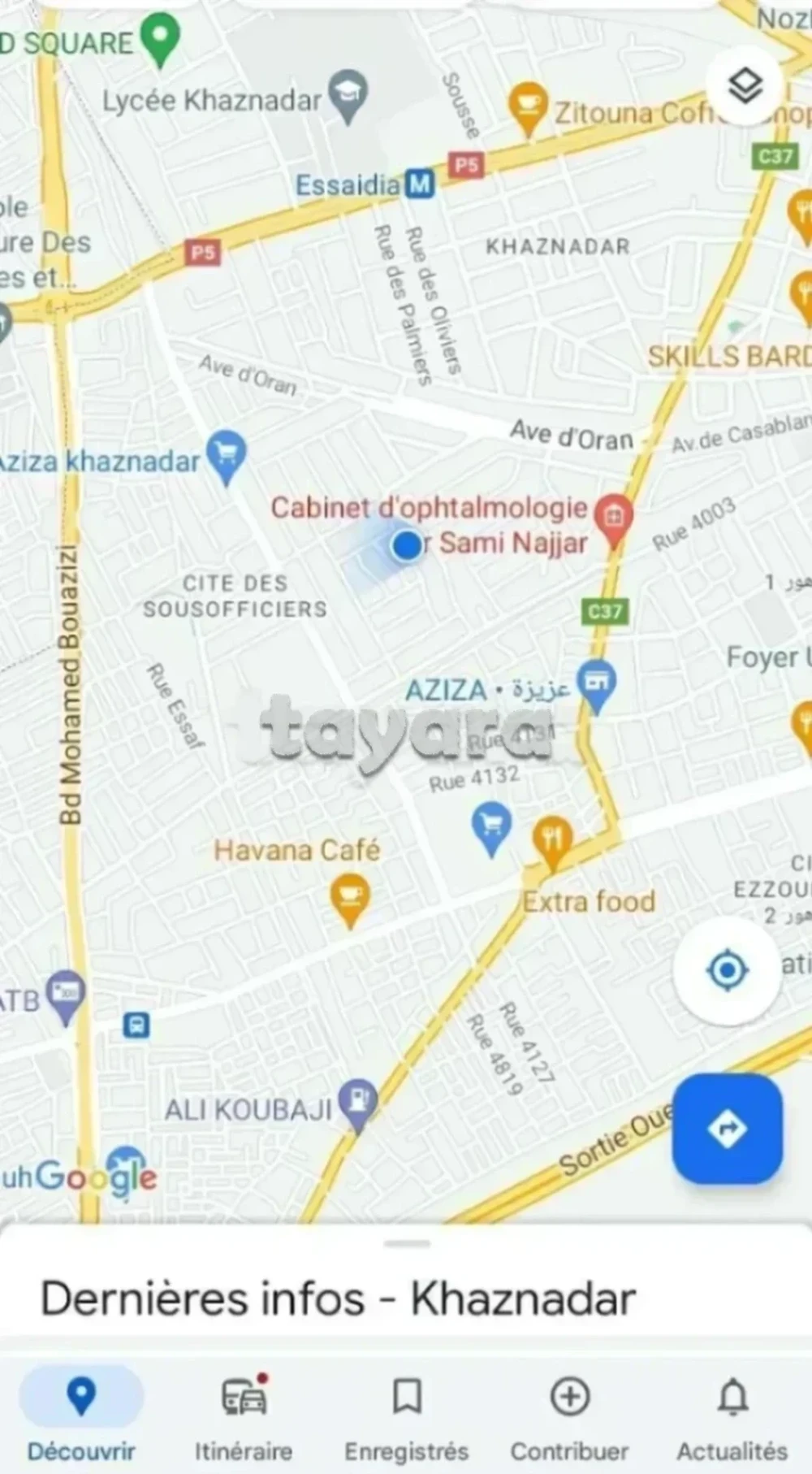 S+4 à louer Saidia, Khaznadar, cité des officier