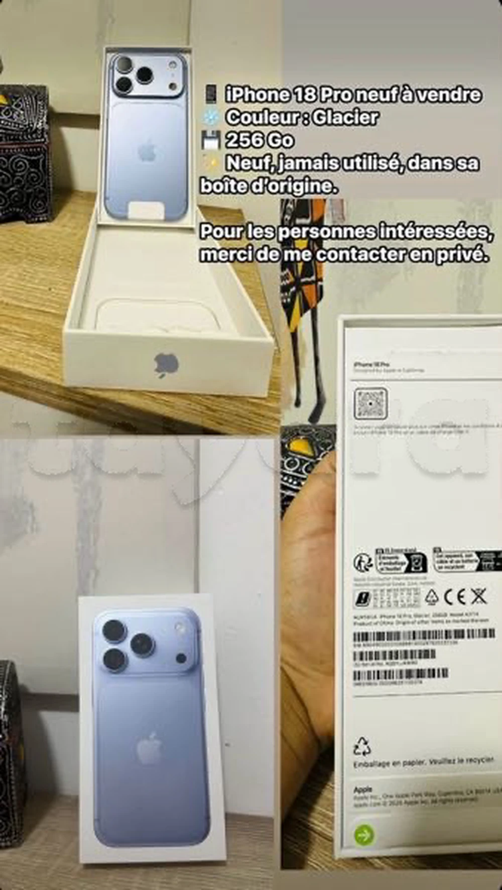iphone 18 pro importé de la france
