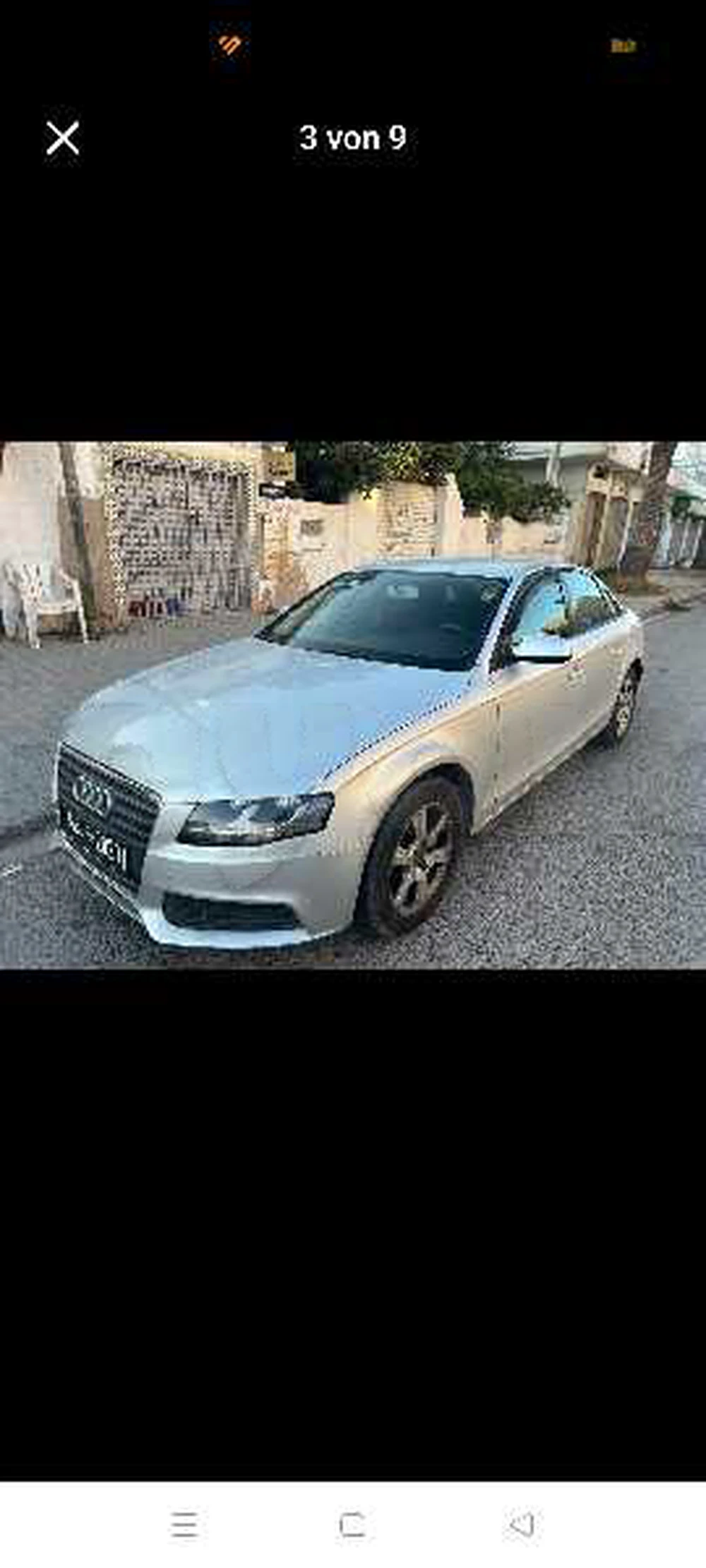 Carte voiture Audi A4