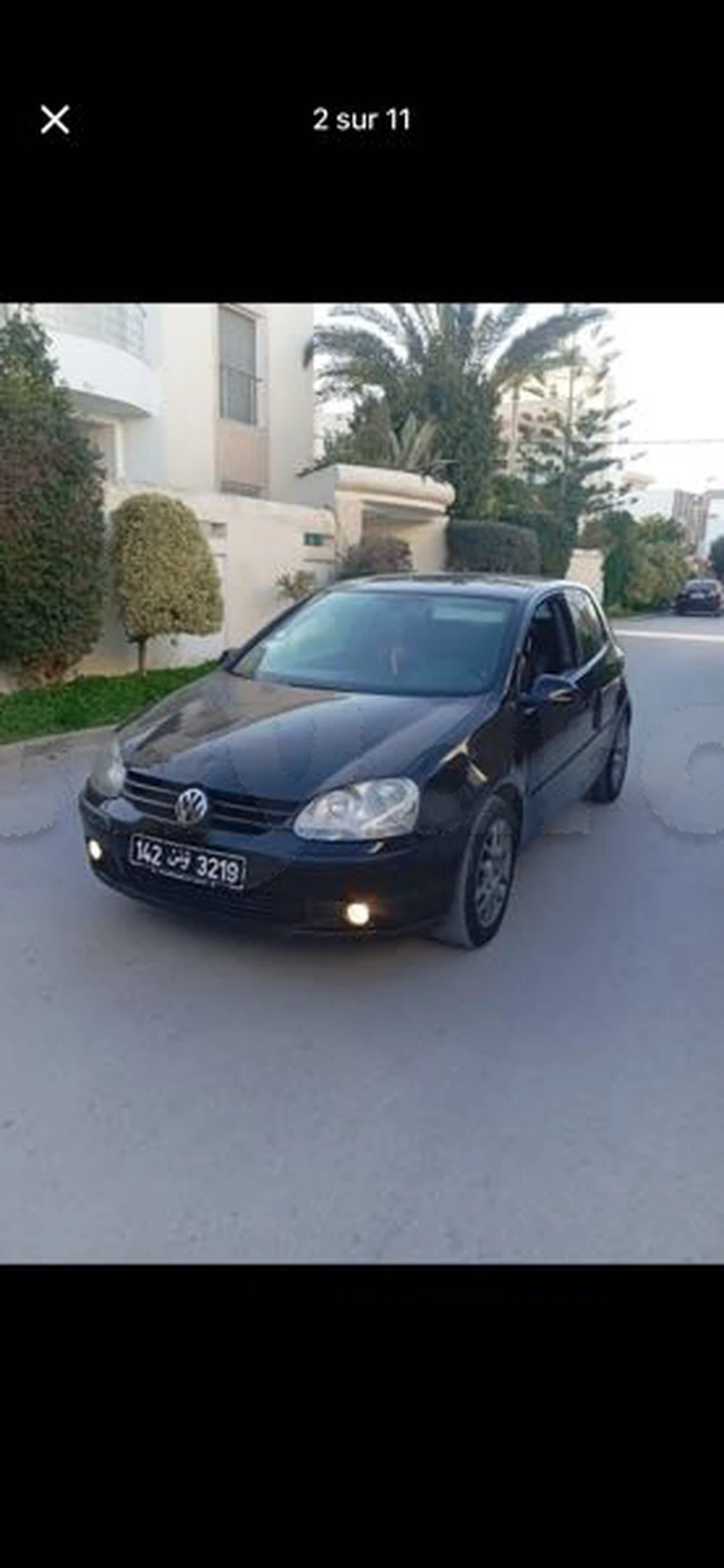 Carte voiture Volkswagen Golf 5