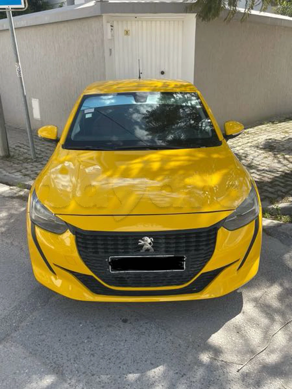 Carte voiture Peugeot 208