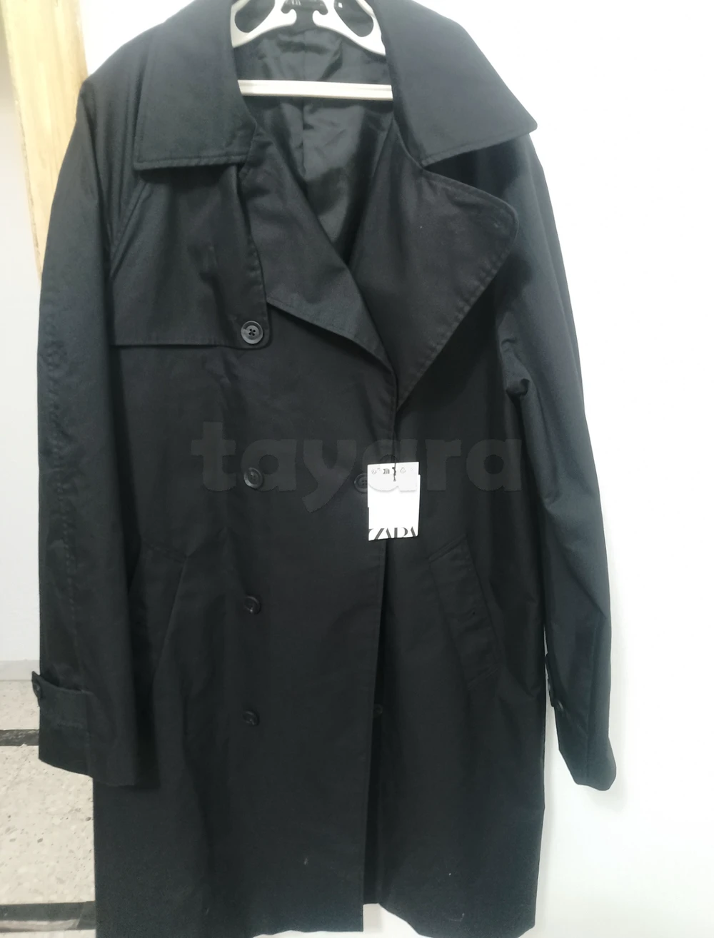 Manteau noir Zara