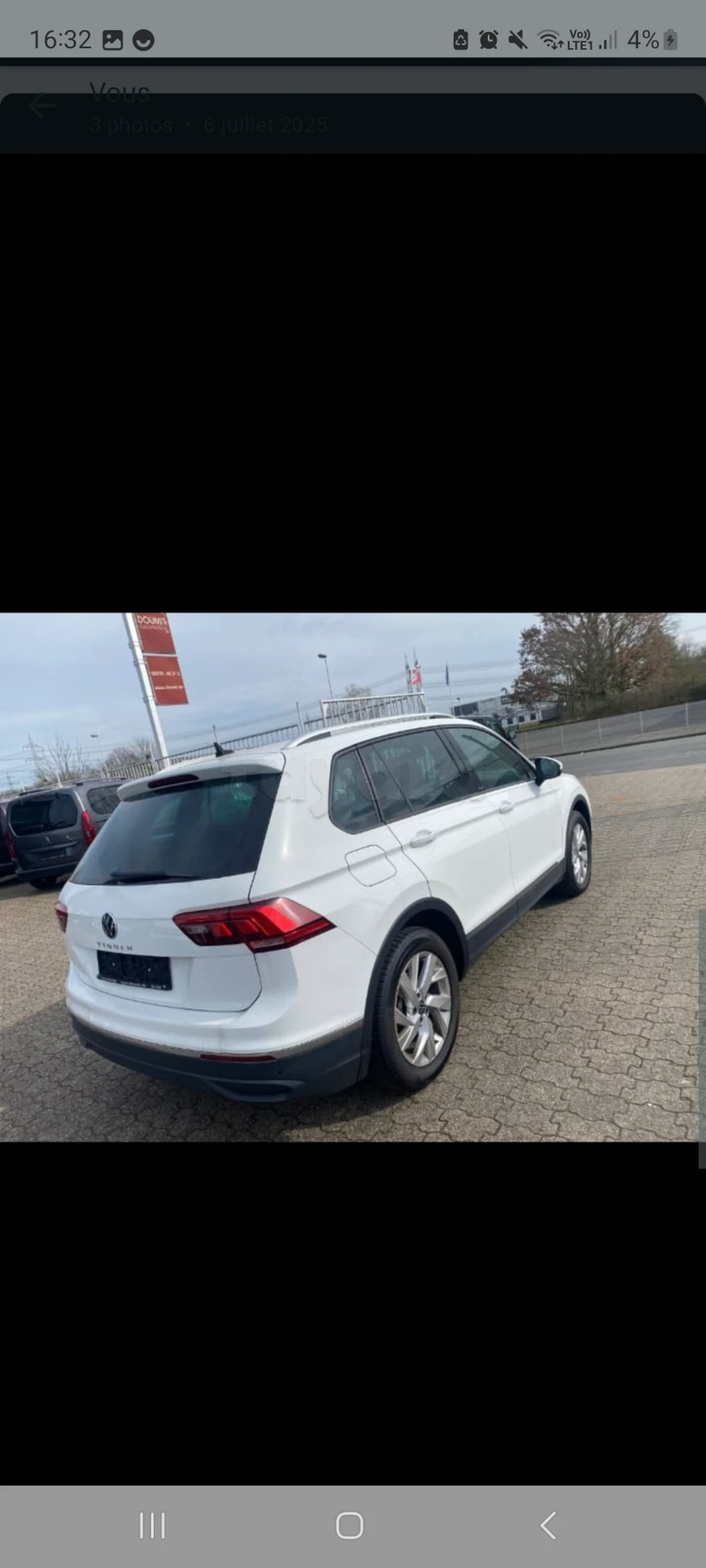 Carte voiture Volkswagen Tiguan