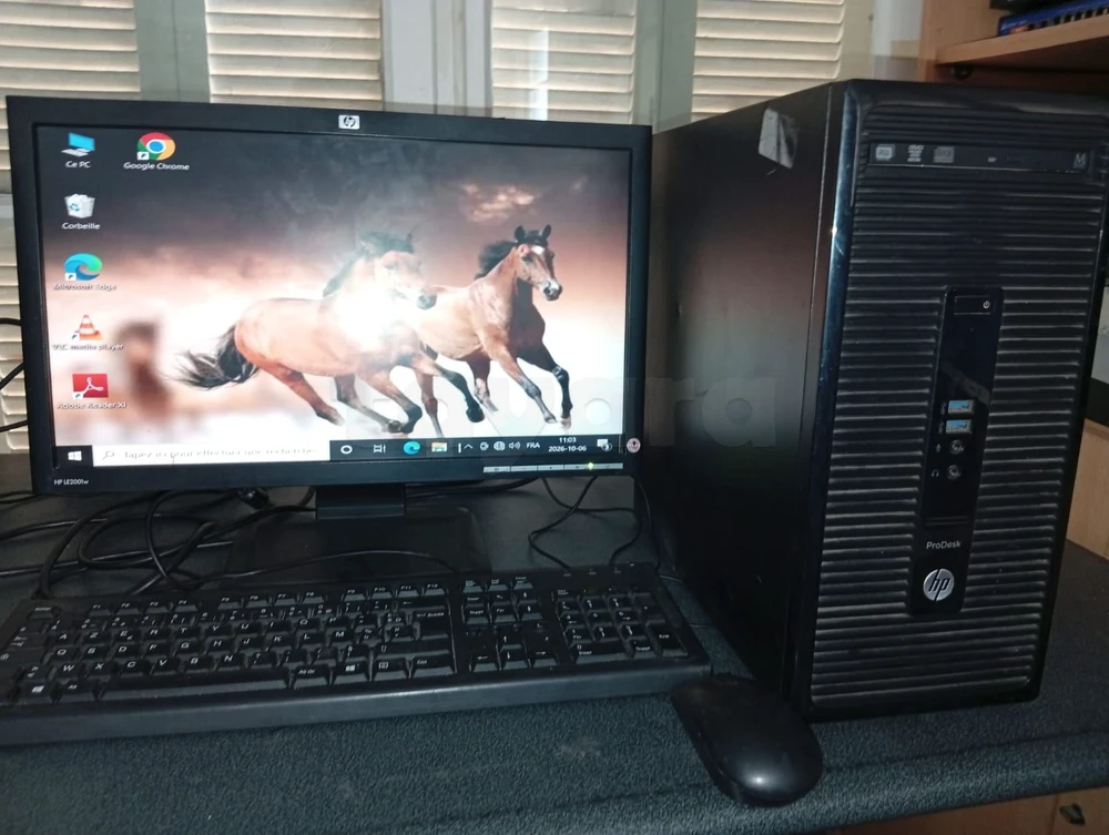 PC Bureau HP ProDesk / Intel Core i3-6éme / 8 Go RAM