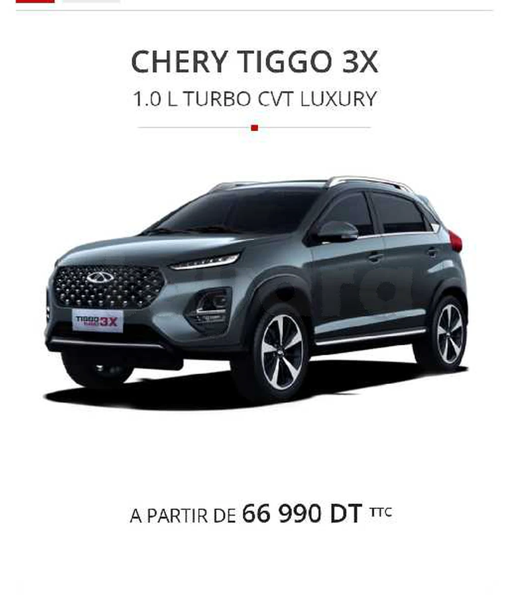 Carte voiture Chery Tiggo