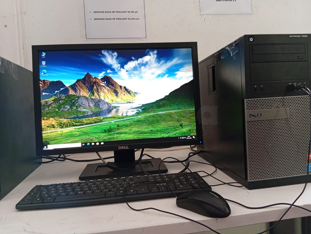 PC COMPLET I5/ 4éme de la Marque DELL + écran 22 pousse