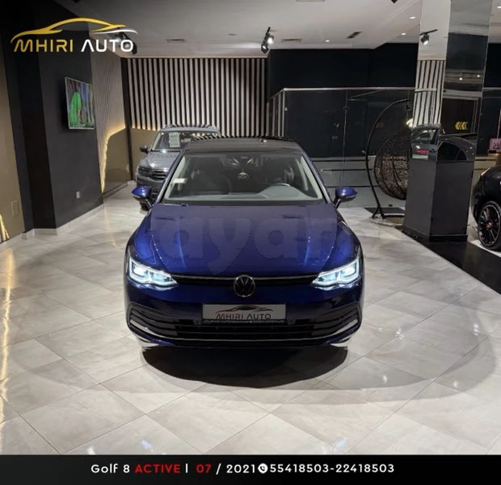 Carte voiture Volkswagen Golf 8