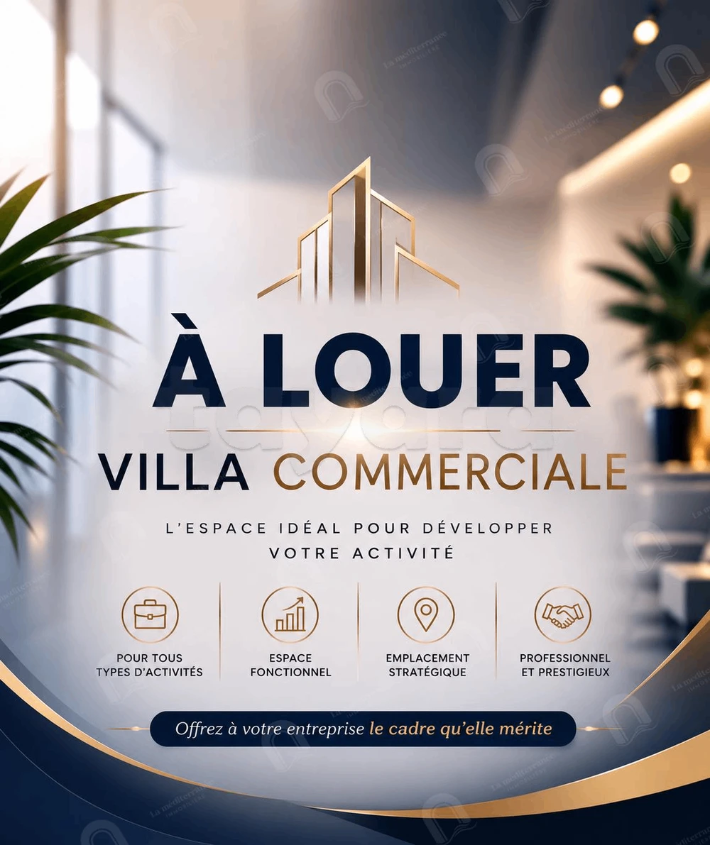 A louer une villa Commerciale à Boumhal