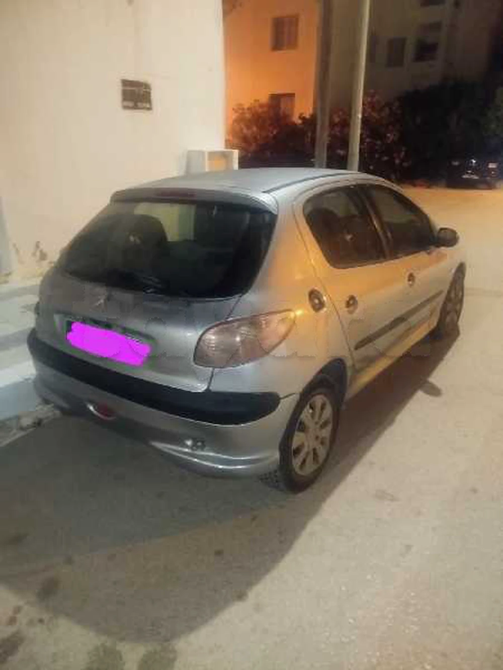 Carte voiture Peugeot 206