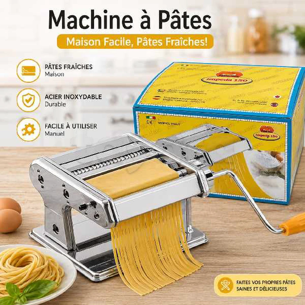 Machine à Pâtes Manuelle en acier inoxydable