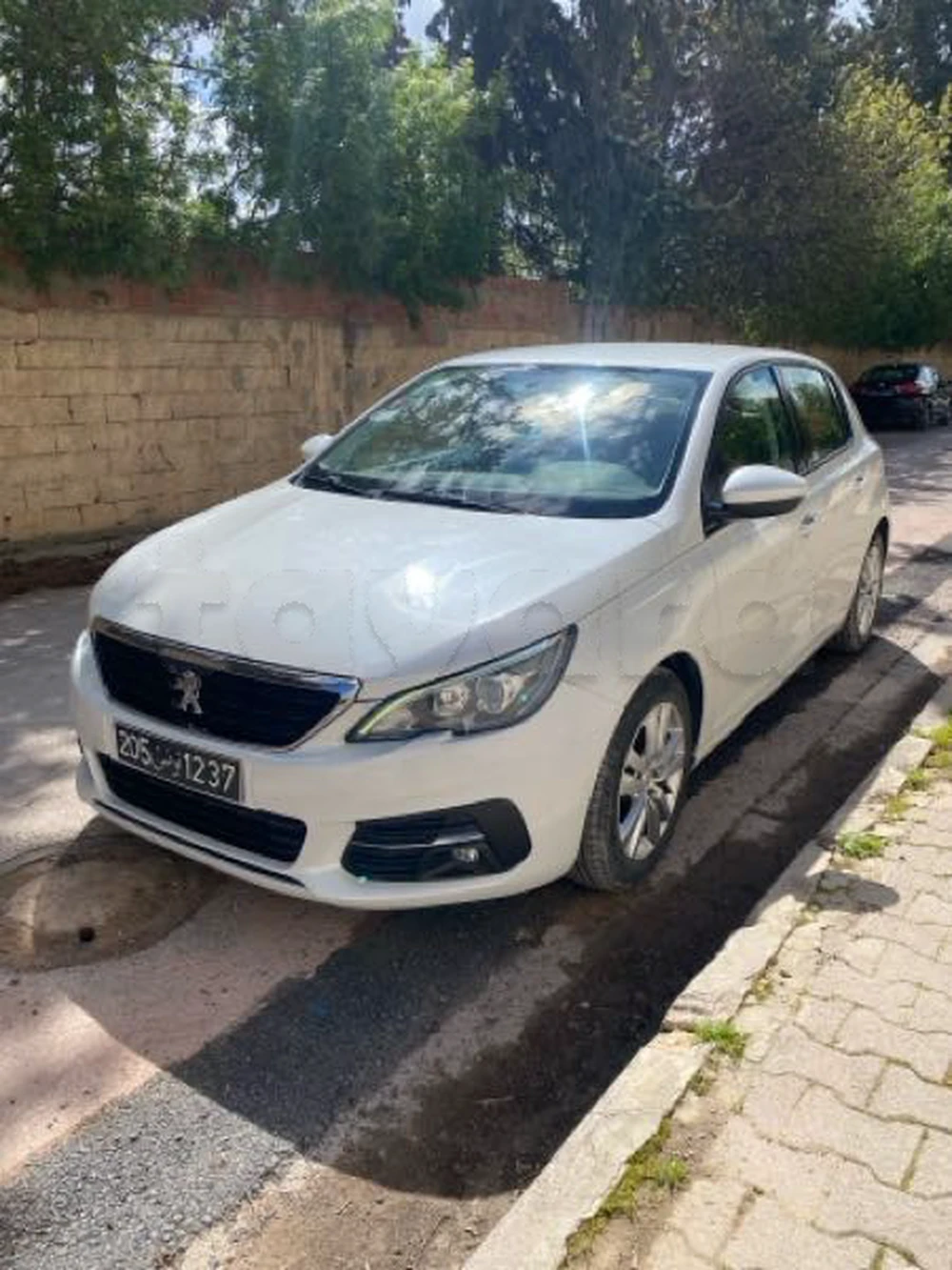 Carte voiture Peugeot 308