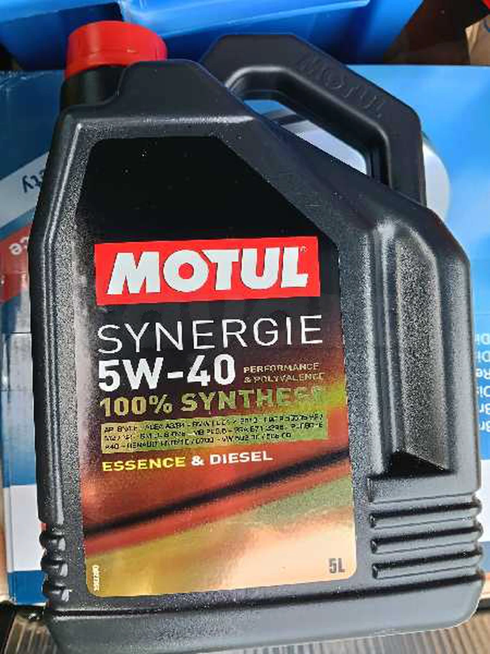 huile moteur 5w40 100% synthétique MOTUL