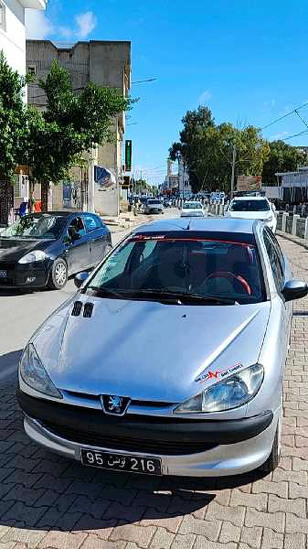 Carte voiture Peugeot 206