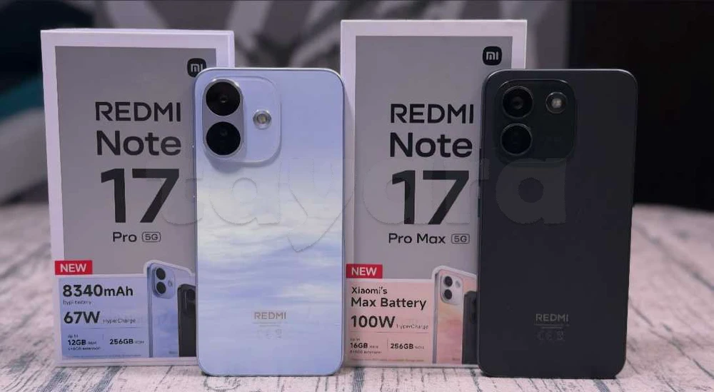 Xiaomi Redmi Note 17 Pro Max 5G (12/256Go)Snapdragon 🐲6 Gen 5 Neuf cacheté Validé 
📞52687077📞