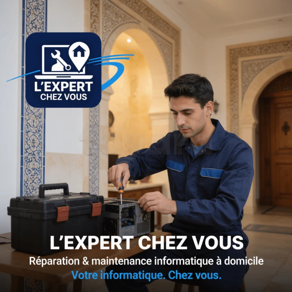 GRATUIT!!! Réparation et maintenance PC/laptop à domicile - Grand Tunis - L'Expert Chez Vous