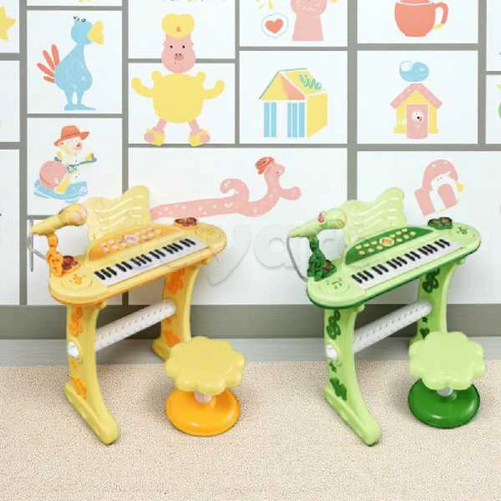 Piano-synthétiseur multifonctionnel avec microphone et chaise gratuit..