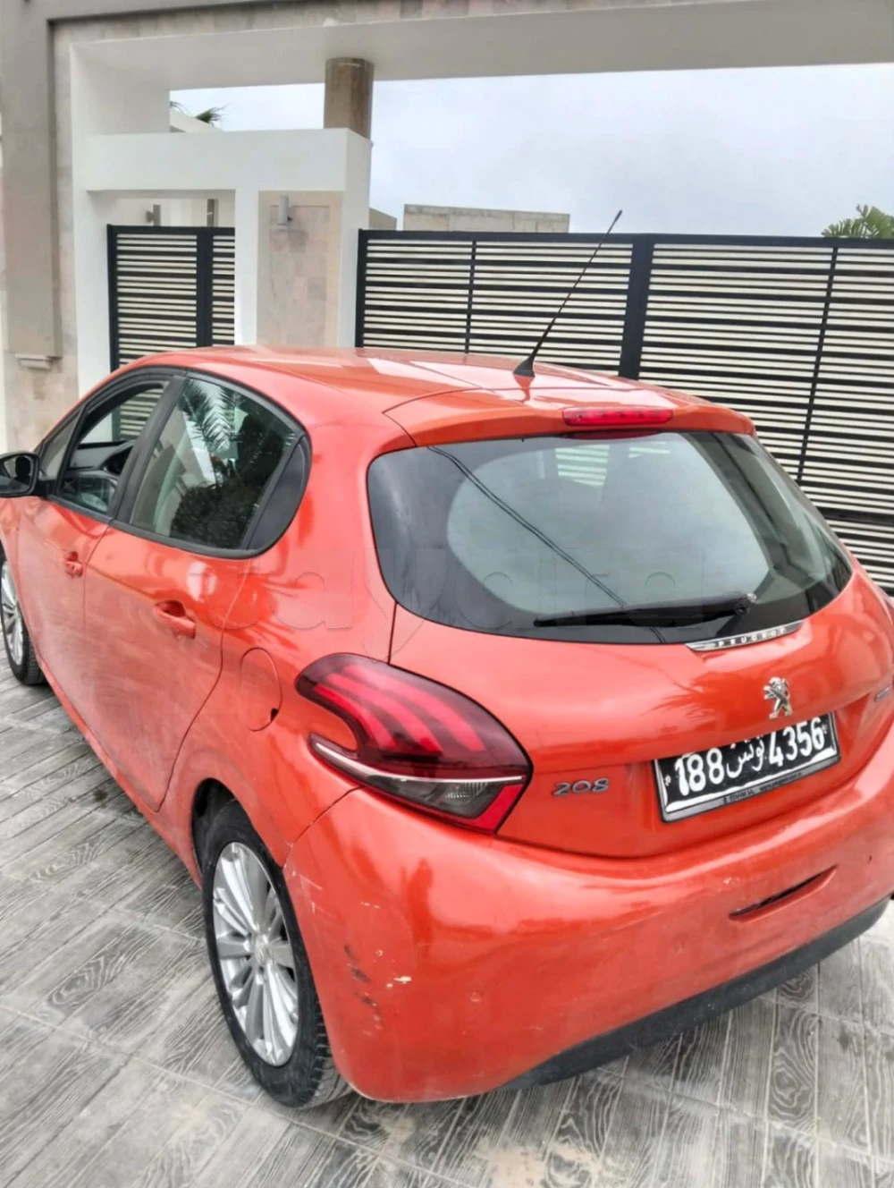 Carte voiture Peugeot 208