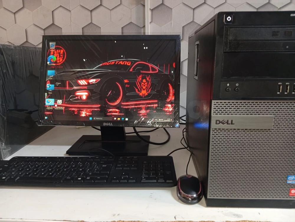 PC de Bureau Dell i7 3ème Génération / 8 Go RAM / Windows 11 Pro / Écran Dell + Clavier + Souris (Prêt à l'emploi)