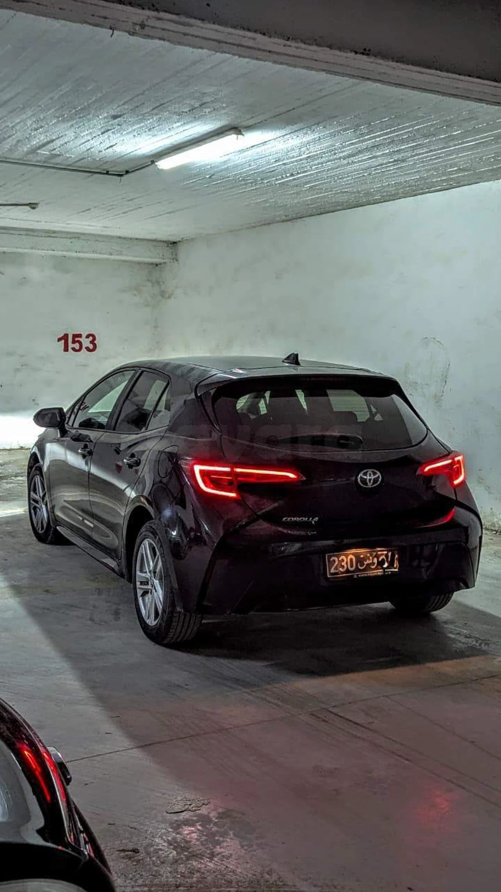 Carte voiture Toyota Corolla