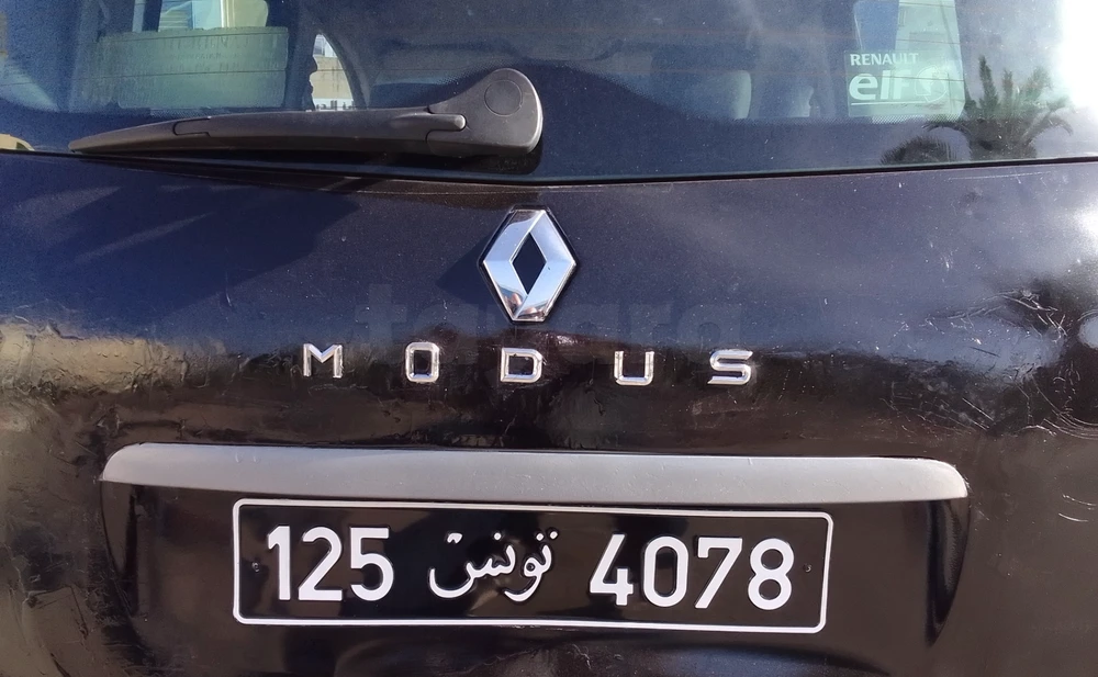 Carte voiture Renault Modus