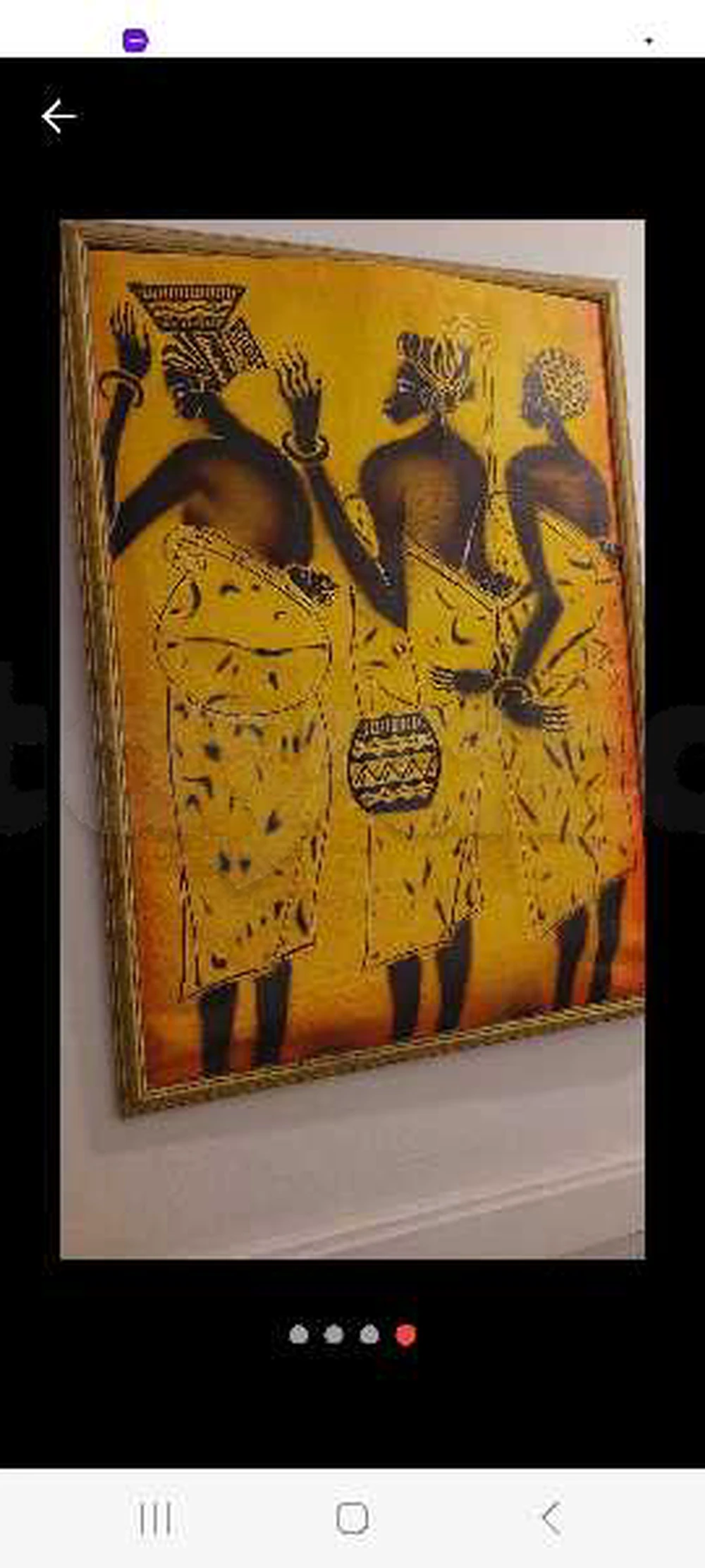 tableaux africains importés
