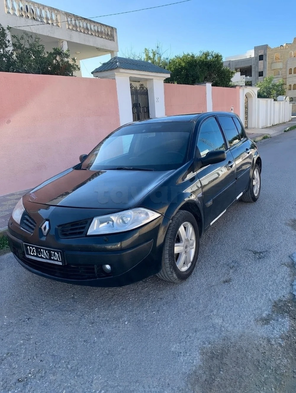 Carte voiture Renault Megane