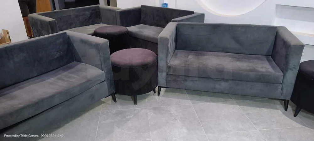canapé/poufs