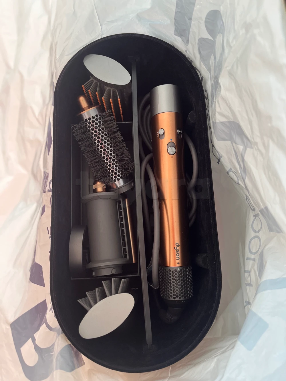 Dyson brosse + Babyliss brosse soufflante